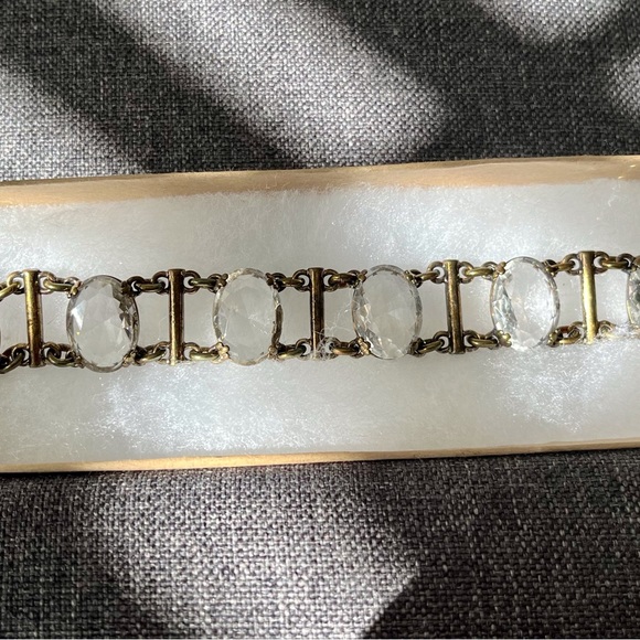 J. Crew vintage style large crystal bracelet. - Picture 7 of 7